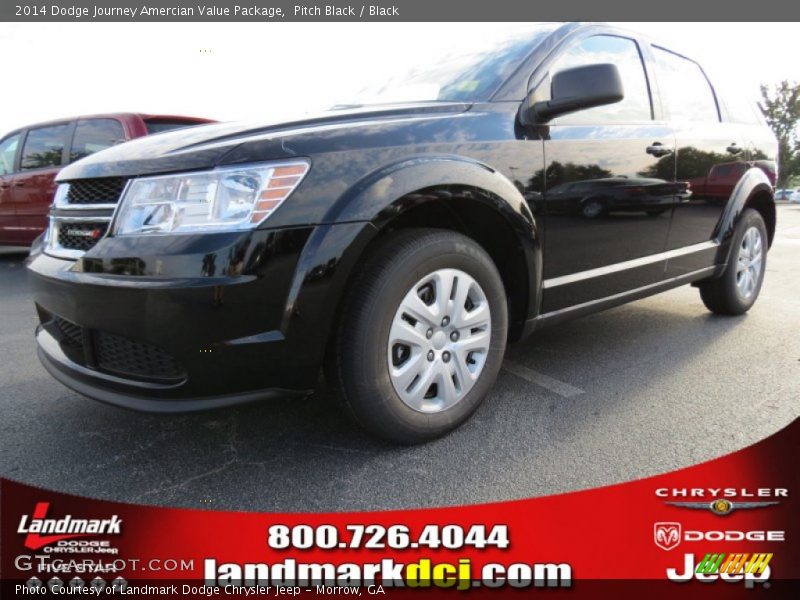 Pitch Black / Black 2014 Dodge Journey Amercian Value Package