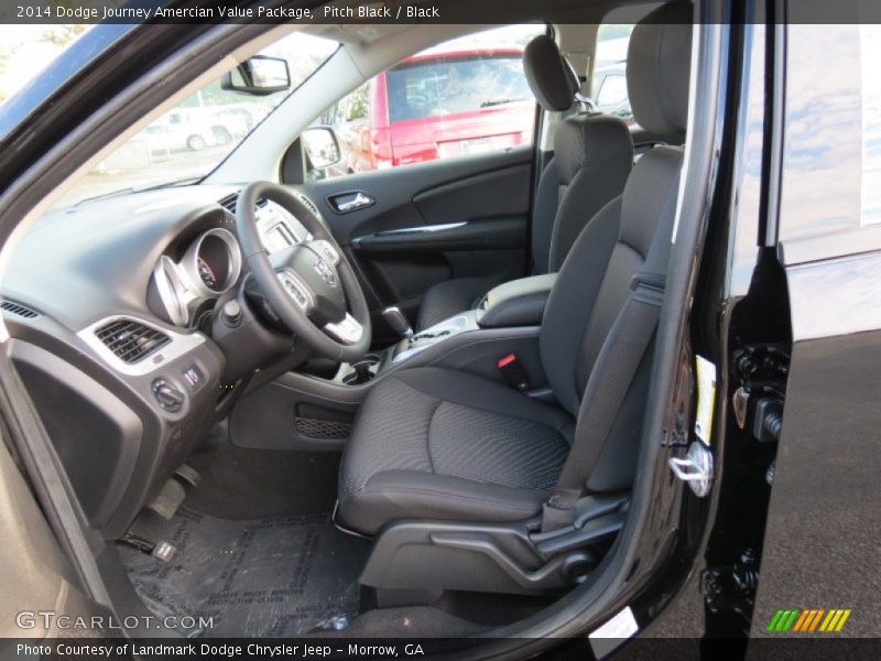 Pitch Black / Black 2014 Dodge Journey Amercian Value Package