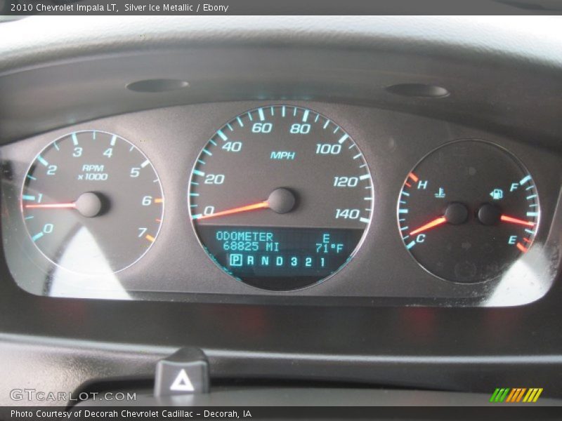 Silver Ice Metallic / Ebony 2010 Chevrolet Impala LT