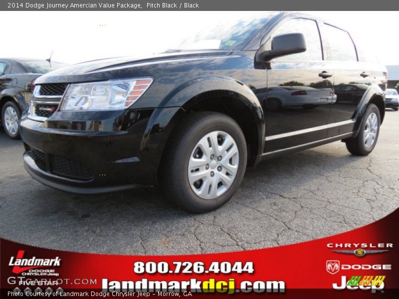 Pitch Black / Black 2014 Dodge Journey Amercian Value Package