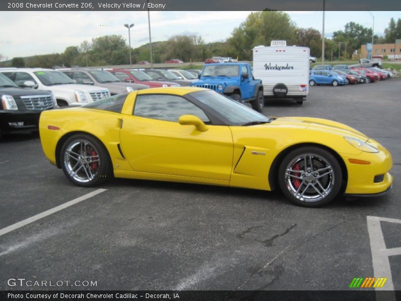  2008 Corvette Z06 Velocity Yellow