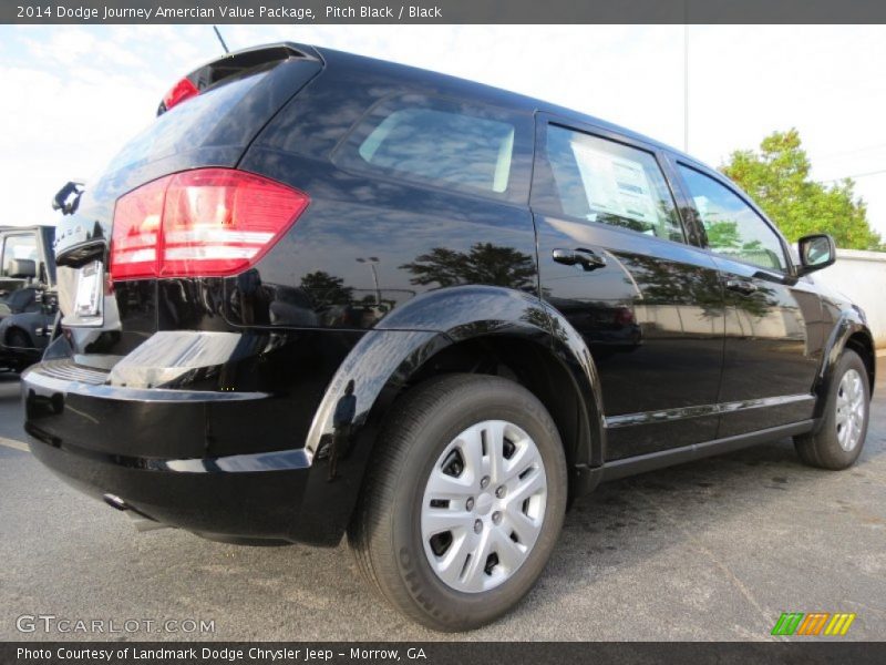 Pitch Black / Black 2014 Dodge Journey Amercian Value Package