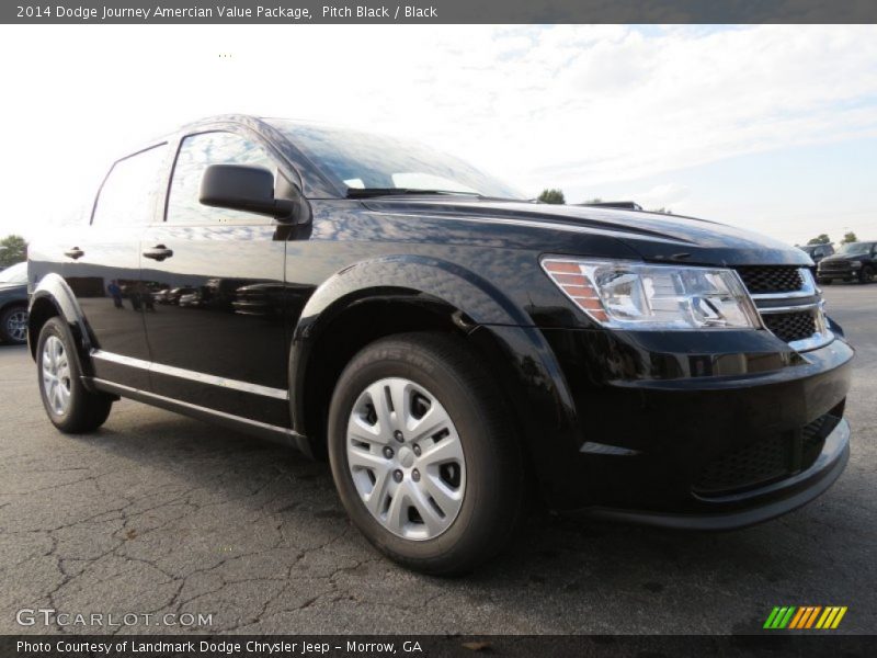 Pitch Black / Black 2014 Dodge Journey Amercian Value Package