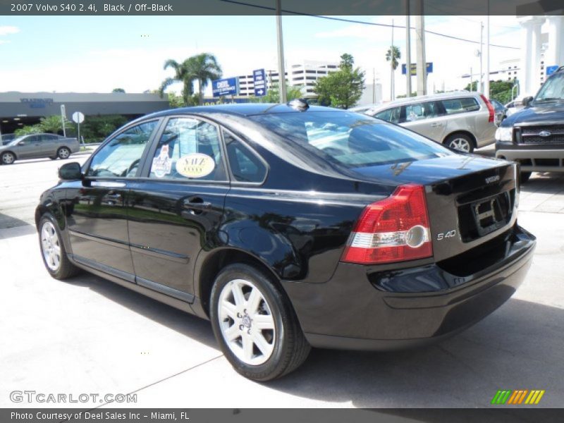 Black / Off-Black 2007 Volvo S40 2.4i