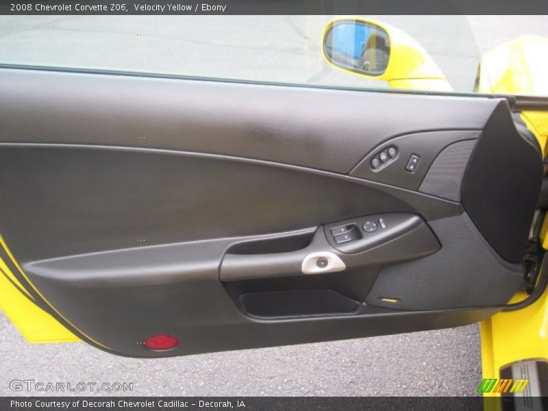 Velocity Yellow / Ebony 2008 Chevrolet Corvette Z06