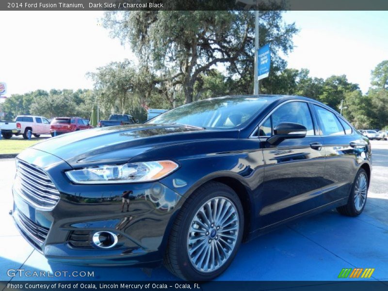 Front 3/4 View of 2014 Fusion Titanium