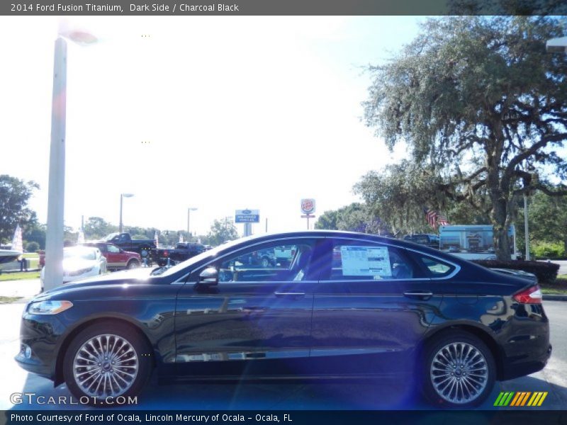 Dark Side / Charcoal Black 2014 Ford Fusion Titanium