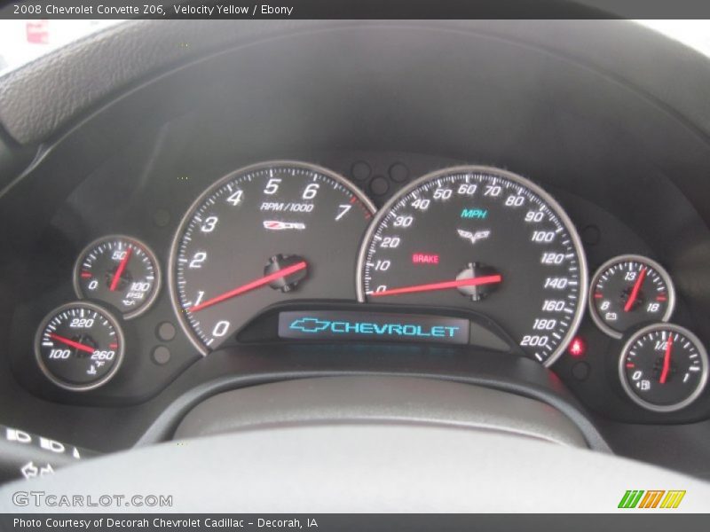  2008 Corvette Z06 Z06 Gauges