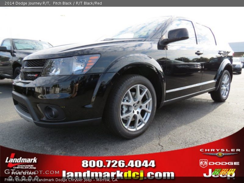 Pitch Black / R/T Black/Red 2014 Dodge Journey R/T