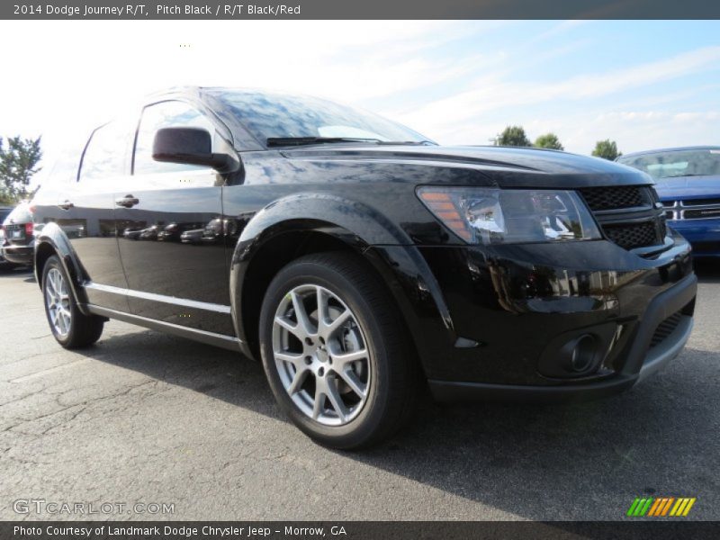Pitch Black / R/T Black/Red 2014 Dodge Journey R/T