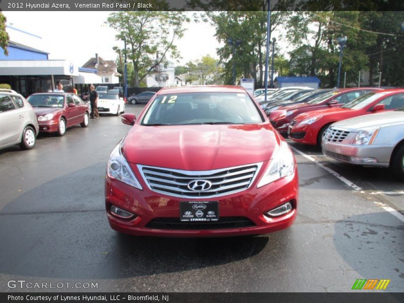 Venetian Red Pearl / Black 2012 Hyundai Azera