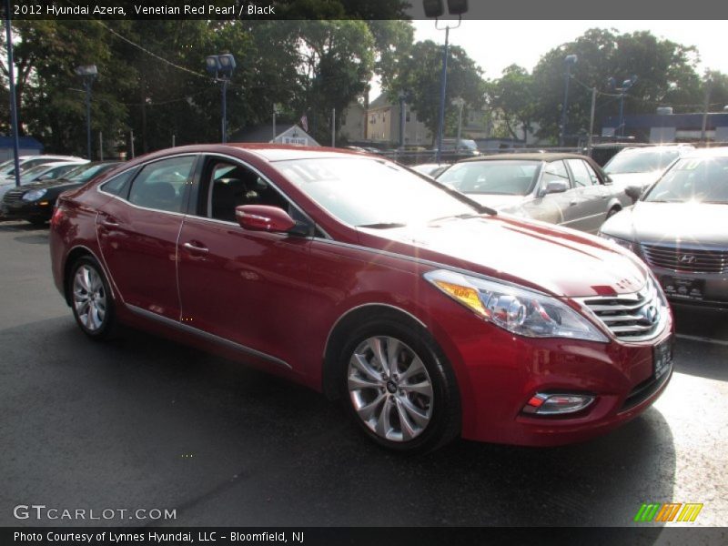 Venetian Red Pearl / Black 2012 Hyundai Azera