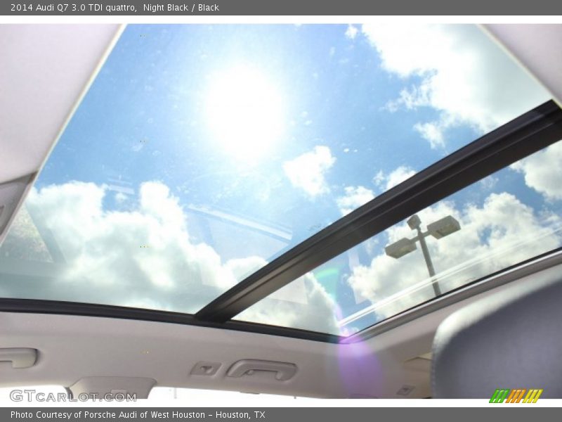 Sunroof of 2014 Q7 3.0 TDI quattro