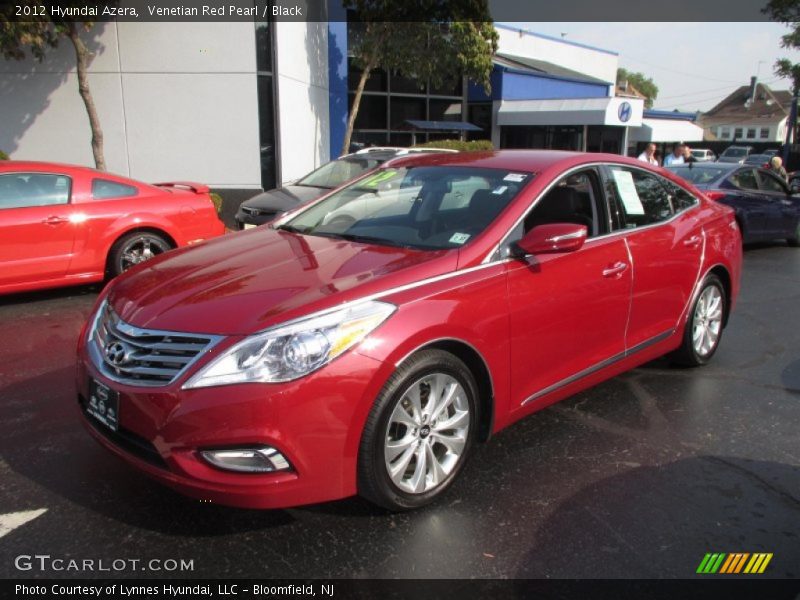 Venetian Red Pearl / Black 2012 Hyundai Azera