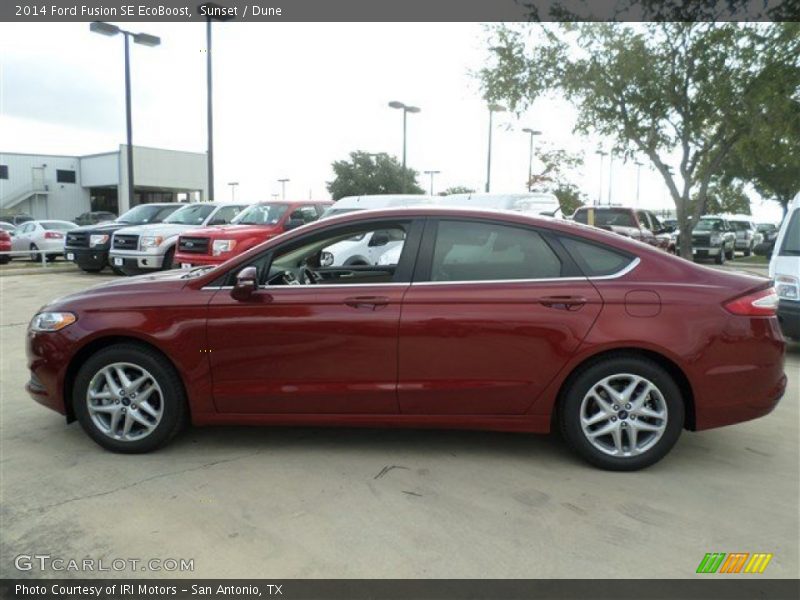 Sunset / Dune 2014 Ford Fusion SE EcoBoost