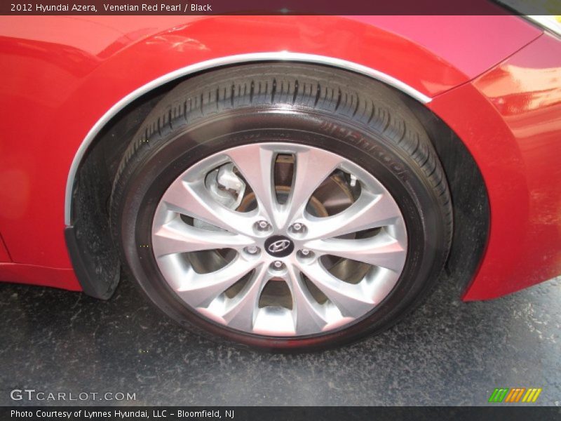 Venetian Red Pearl / Black 2012 Hyundai Azera