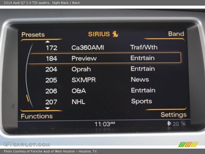 Night Black / Black 2014 Audi Q7 3.0 TDI quattro