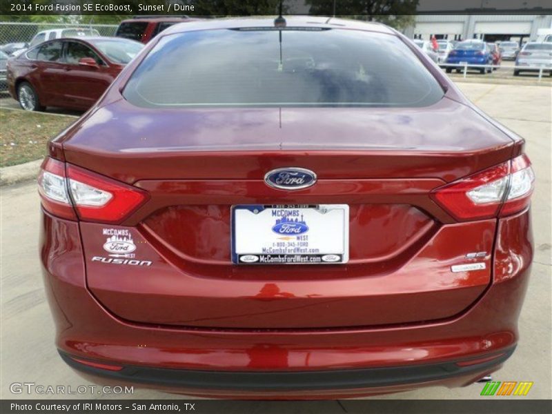 Sunset / Dune 2014 Ford Fusion SE EcoBoost