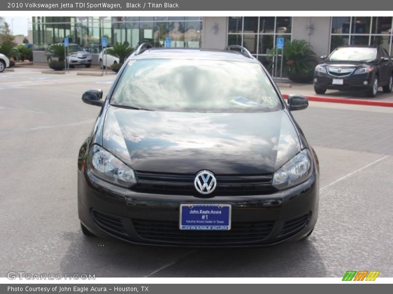 Black / Titan Black 2010 Volkswagen Jetta TDI SportWagen