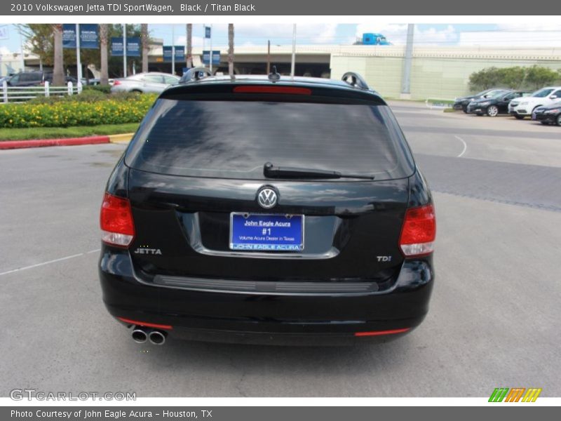 Black / Titan Black 2010 Volkswagen Jetta TDI SportWagen