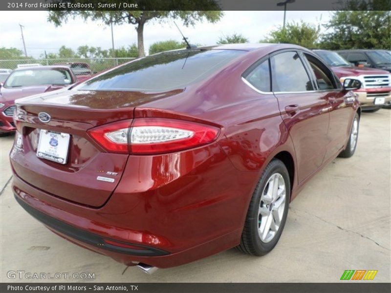 Sunset / Dune 2014 Ford Fusion SE EcoBoost