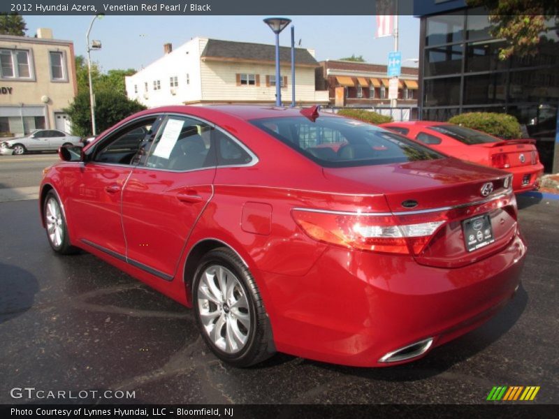 Venetian Red Pearl / Black 2012 Hyundai Azera