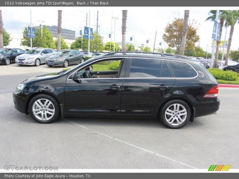 Black / Titan Black 2010 Volkswagen Jetta TDI SportWagen