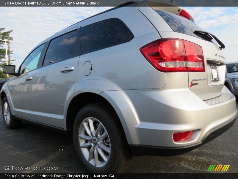 Bright Silver Metallic / Black 2014 Dodge Journey SXT