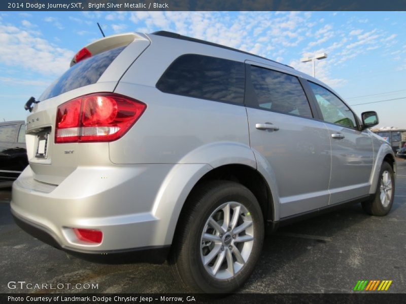 Bright Silver Metallic / Black 2014 Dodge Journey SXT