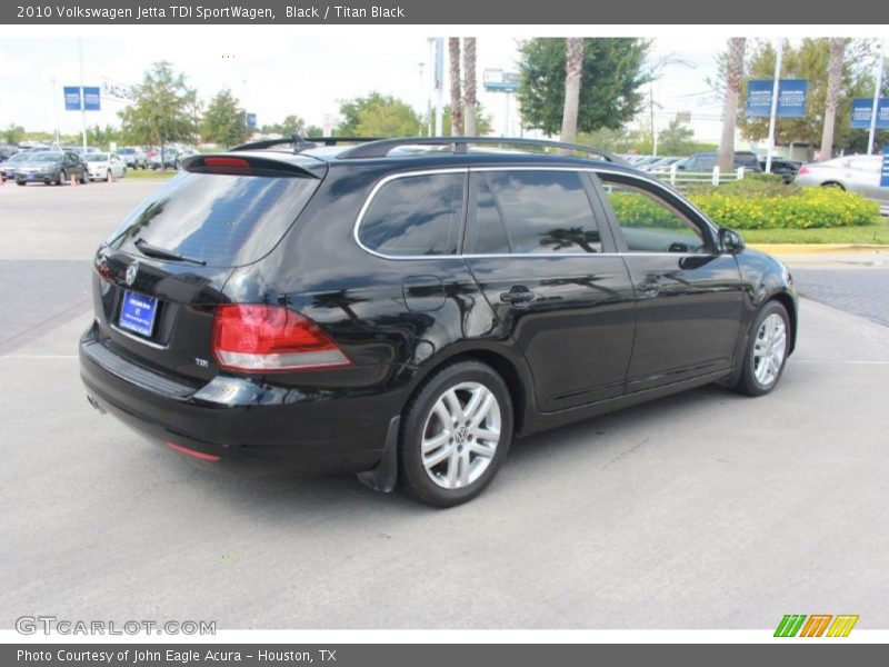 Black / Titan Black 2010 Volkswagen Jetta TDI SportWagen
