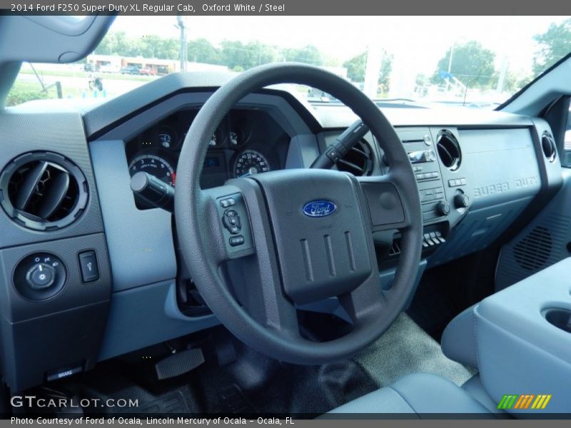 Oxford White / Steel 2014 Ford F250 Super Duty XL Regular Cab