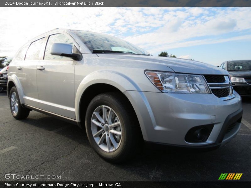 Bright Silver Metallic / Black 2014 Dodge Journey SXT
