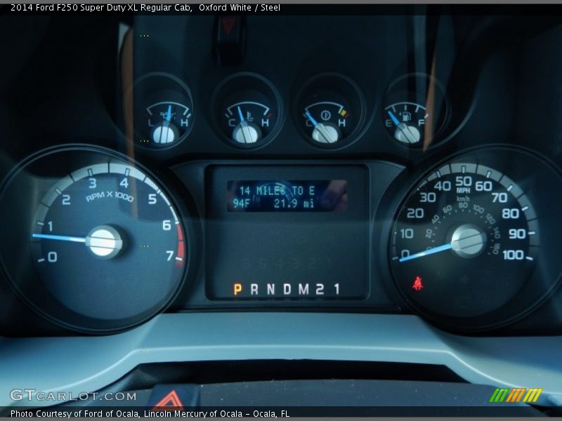  2014 F250 Super Duty XL Regular Cab XL Regular Cab Gauges