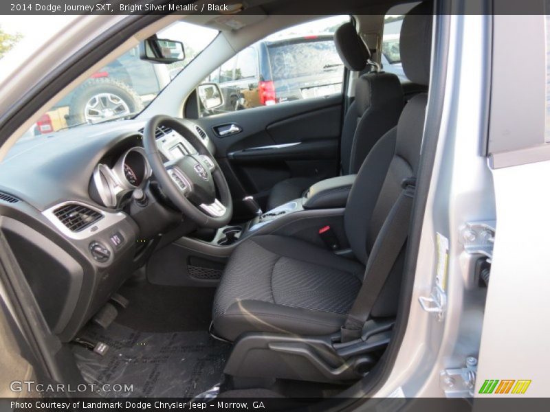 Bright Silver Metallic / Black 2014 Dodge Journey SXT