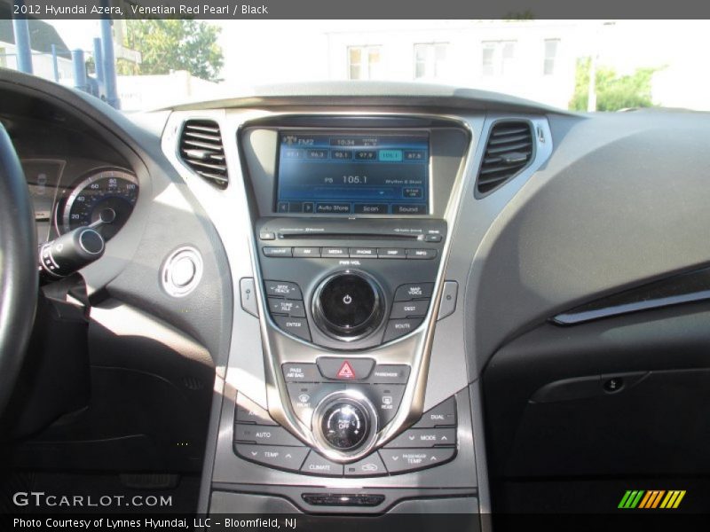 Venetian Red Pearl / Black 2012 Hyundai Azera