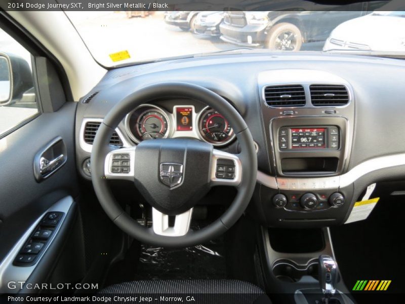 Bright Silver Metallic / Black 2014 Dodge Journey SXT