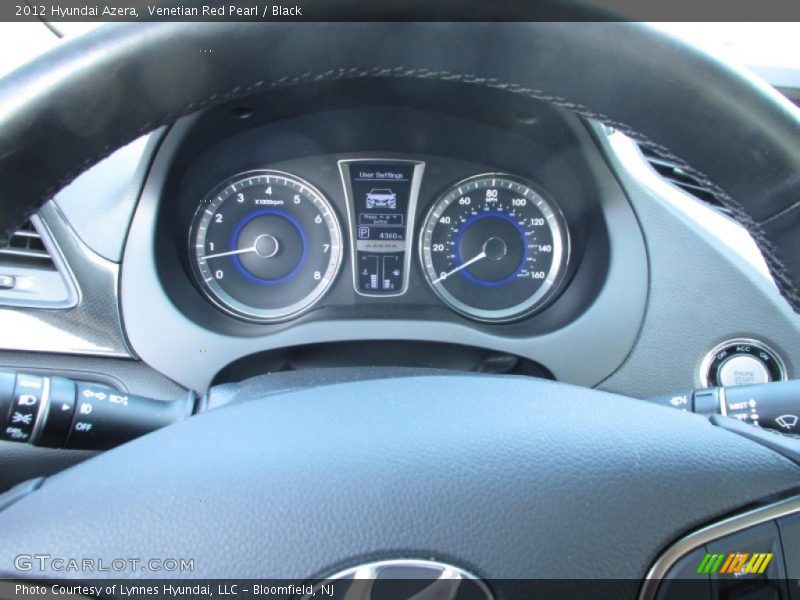 Venetian Red Pearl / Black 2012 Hyundai Azera