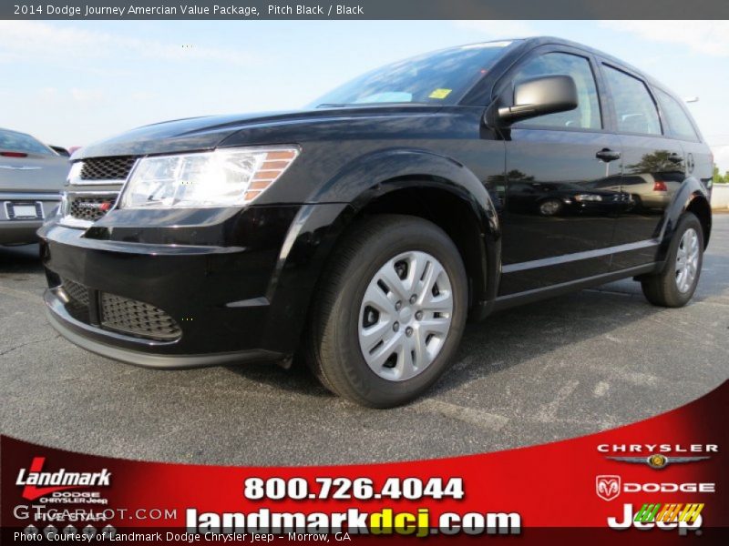 Pitch Black / Black 2014 Dodge Journey Amercian Value Package