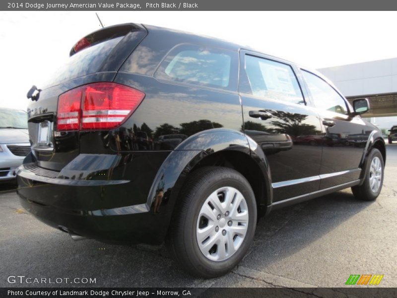 Pitch Black / Black 2014 Dodge Journey Amercian Value Package