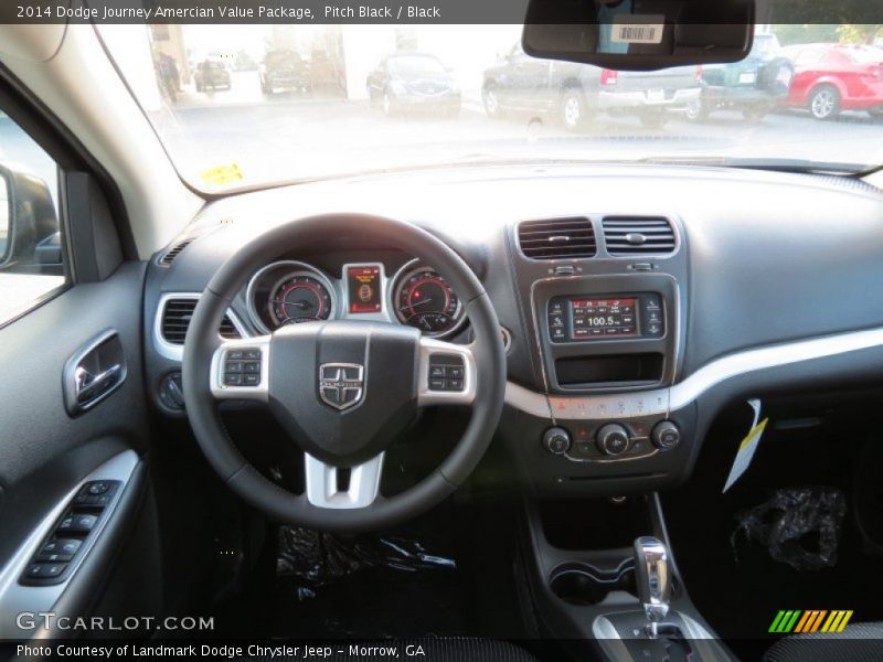 Pitch Black / Black 2014 Dodge Journey Amercian Value Package
