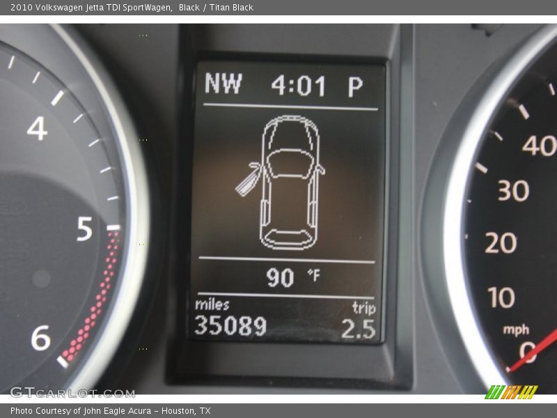 Black / Titan Black 2010 Volkswagen Jetta TDI SportWagen