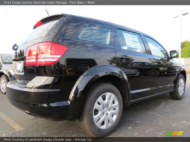Pitch Black / Black 2014 Dodge Journey Amercian Value Package