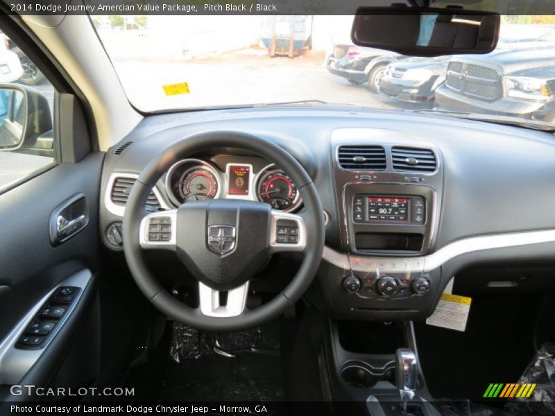 Pitch Black / Black 2014 Dodge Journey Amercian Value Package