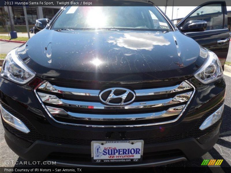 Twilight Black / Beige 2013 Hyundai Santa Fe Sport