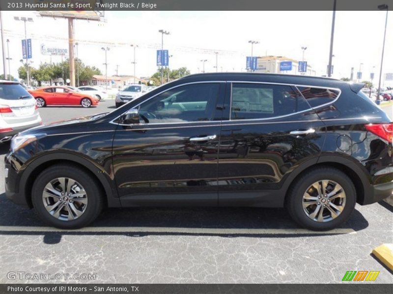 Twilight Black / Beige 2013 Hyundai Santa Fe Sport