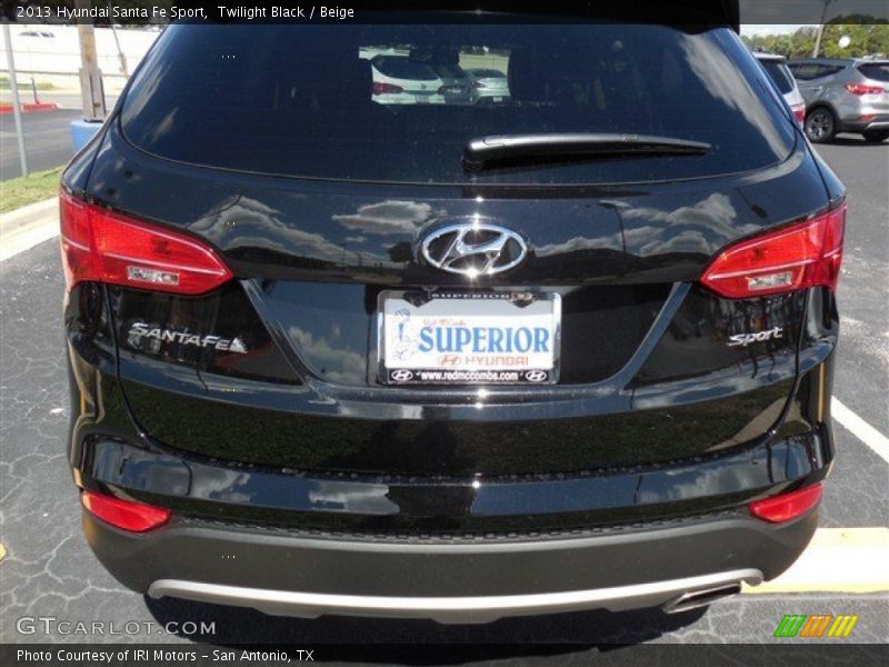 Twilight Black / Beige 2013 Hyundai Santa Fe Sport