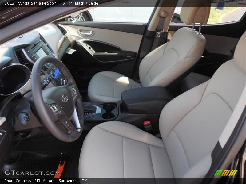 Twilight Black / Beige 2013 Hyundai Santa Fe Sport