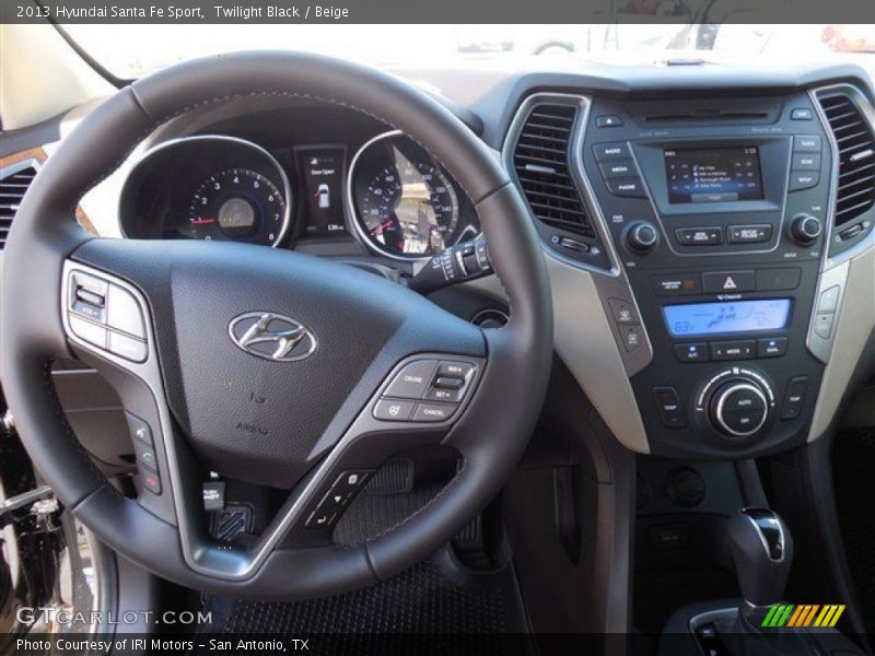 Twilight Black / Beige 2013 Hyundai Santa Fe Sport