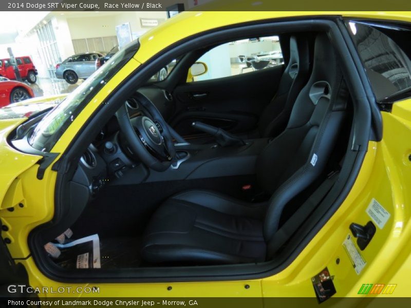 Front Seat of 2014 SRT Viper Coupe