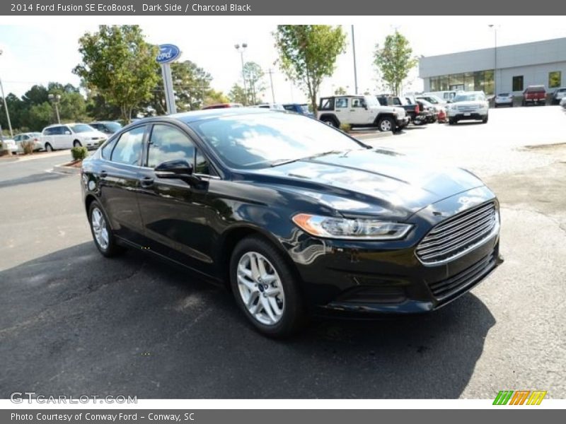 Dark Side / Charcoal Black 2014 Ford Fusion SE EcoBoost